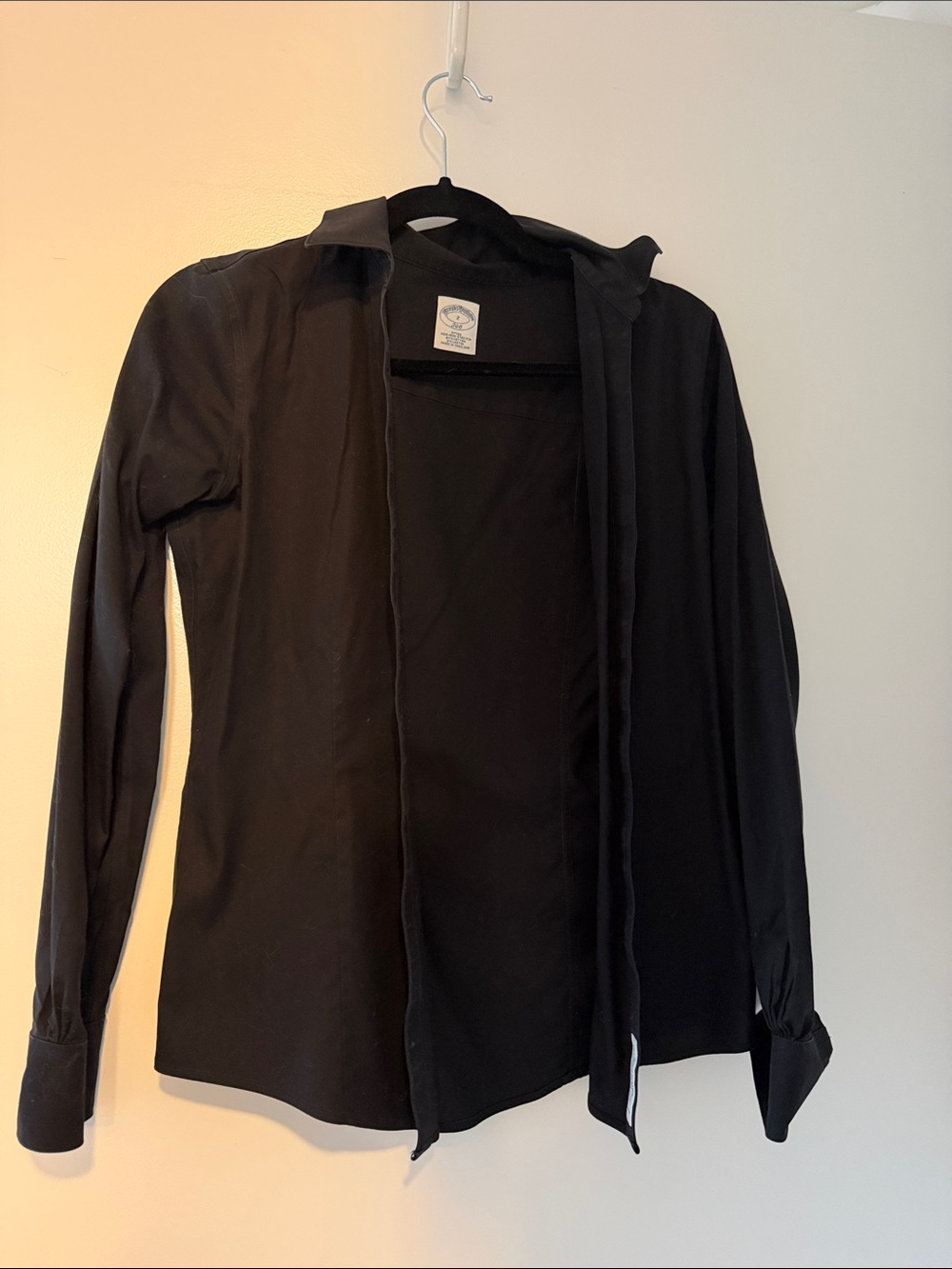 Brooks Brothers Black Button-Down Collared Shirt